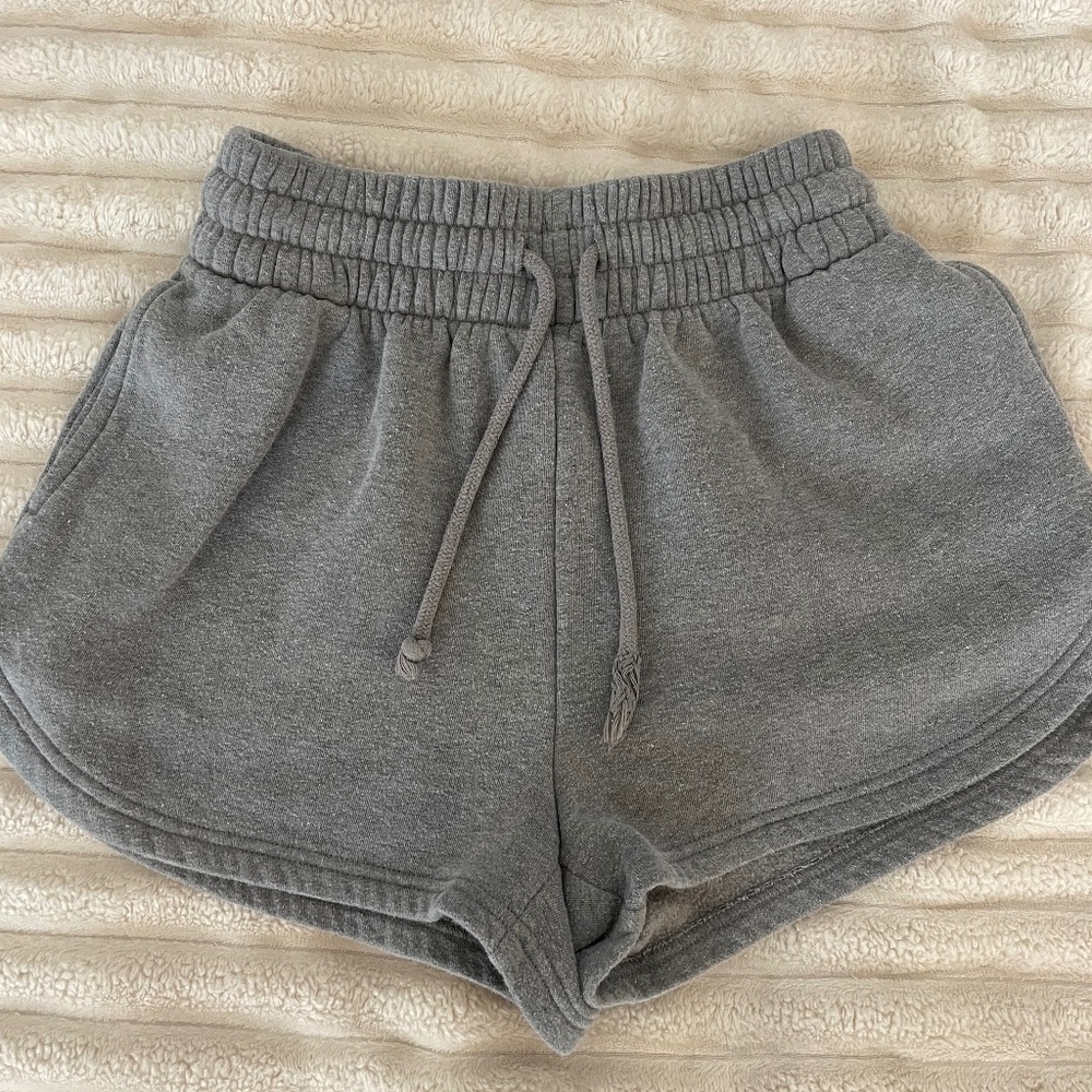 high rise sweatshorts